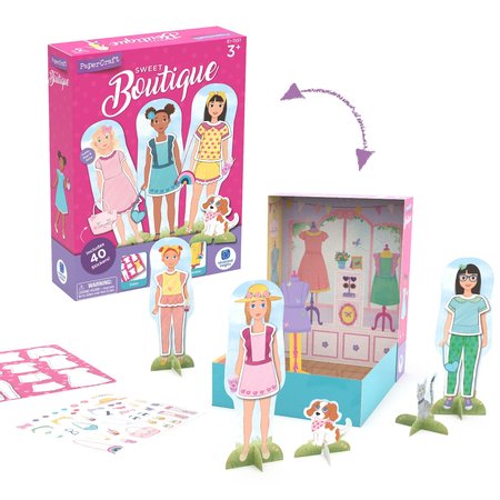 EDUCATIONAL INSIGHTS PaperCraft Sweet Boutique Paper Dolls 1551